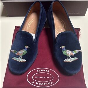 Stubbs & Wootton men’s peacock shoes